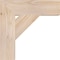Ekena Millwork Traditional Block Smooth Bracket, Douglas Fir, 3 1/2"W x 14"D x 14"H BKT04X14X14TRA05SDF - alternate 4